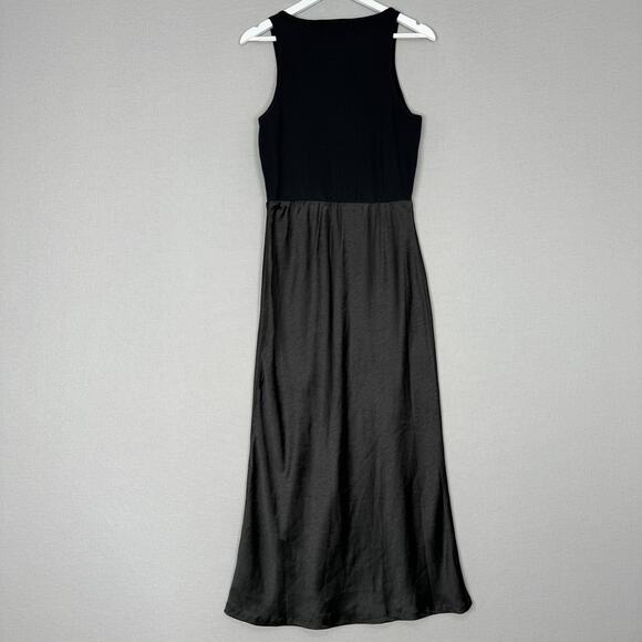 Mare Mare Anthropologie Knit Slip Twofer Tank Dress Womens Medium Black Party - Picture 6 of 14